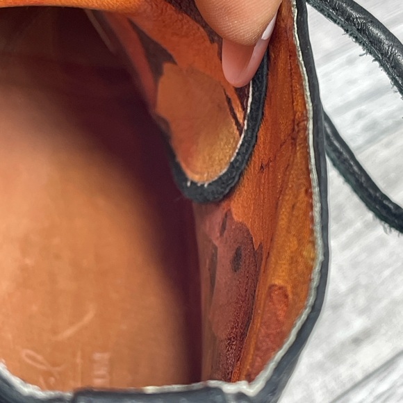 Esquivel Combat Boots Men 8D Black Pebbled Leather Handmade Lace Up Chukka - Picture 16 of 16